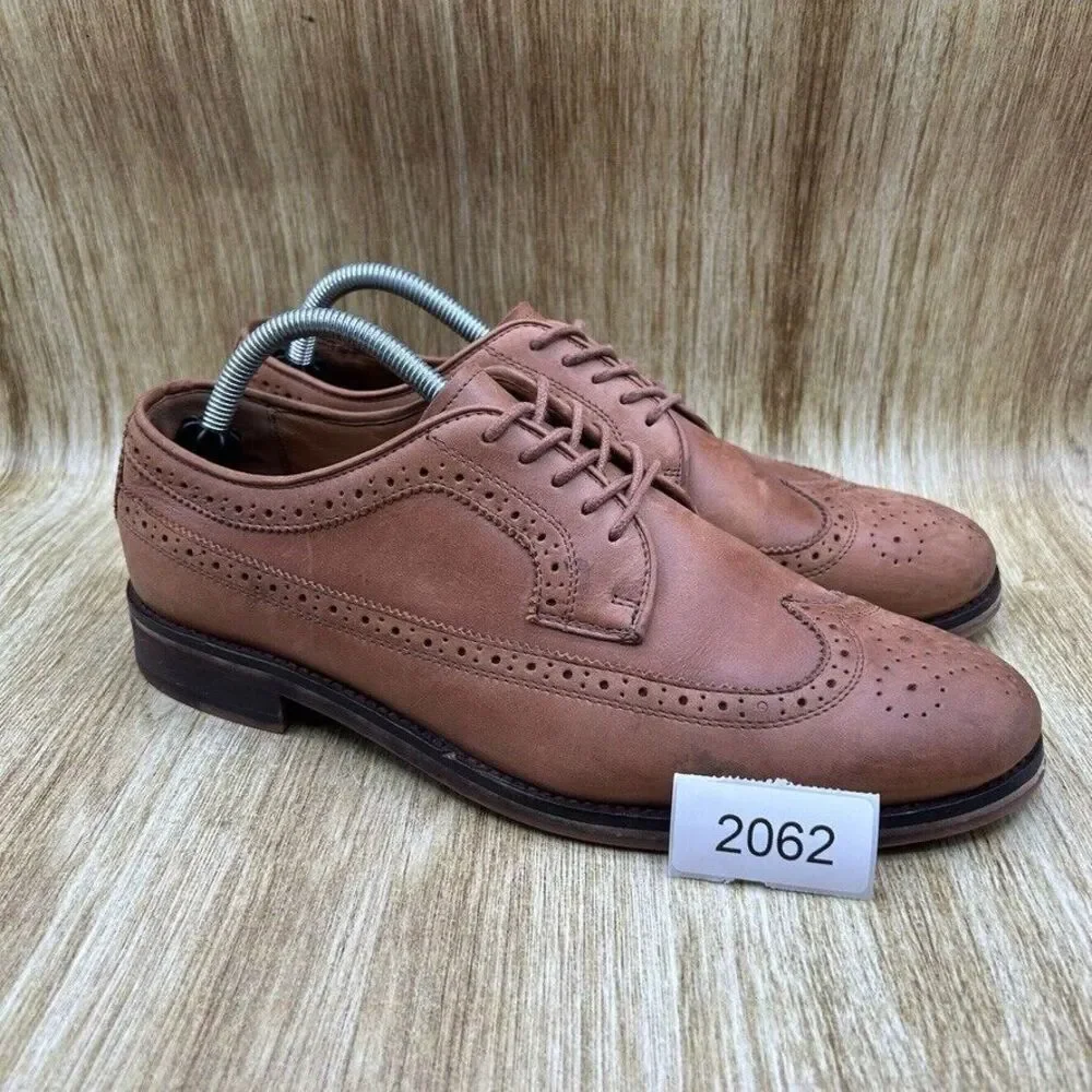 Polo Ralph Lauren Moseley Men's Size 9.5 D Dress Shoes Brown Shoes Longwing‎